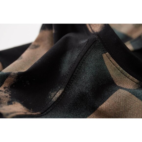 Men Navy Blue Hipster Hip Hop Short Sleeve Print T Shirt Casual Fashion Tee - Picture 6 of 6